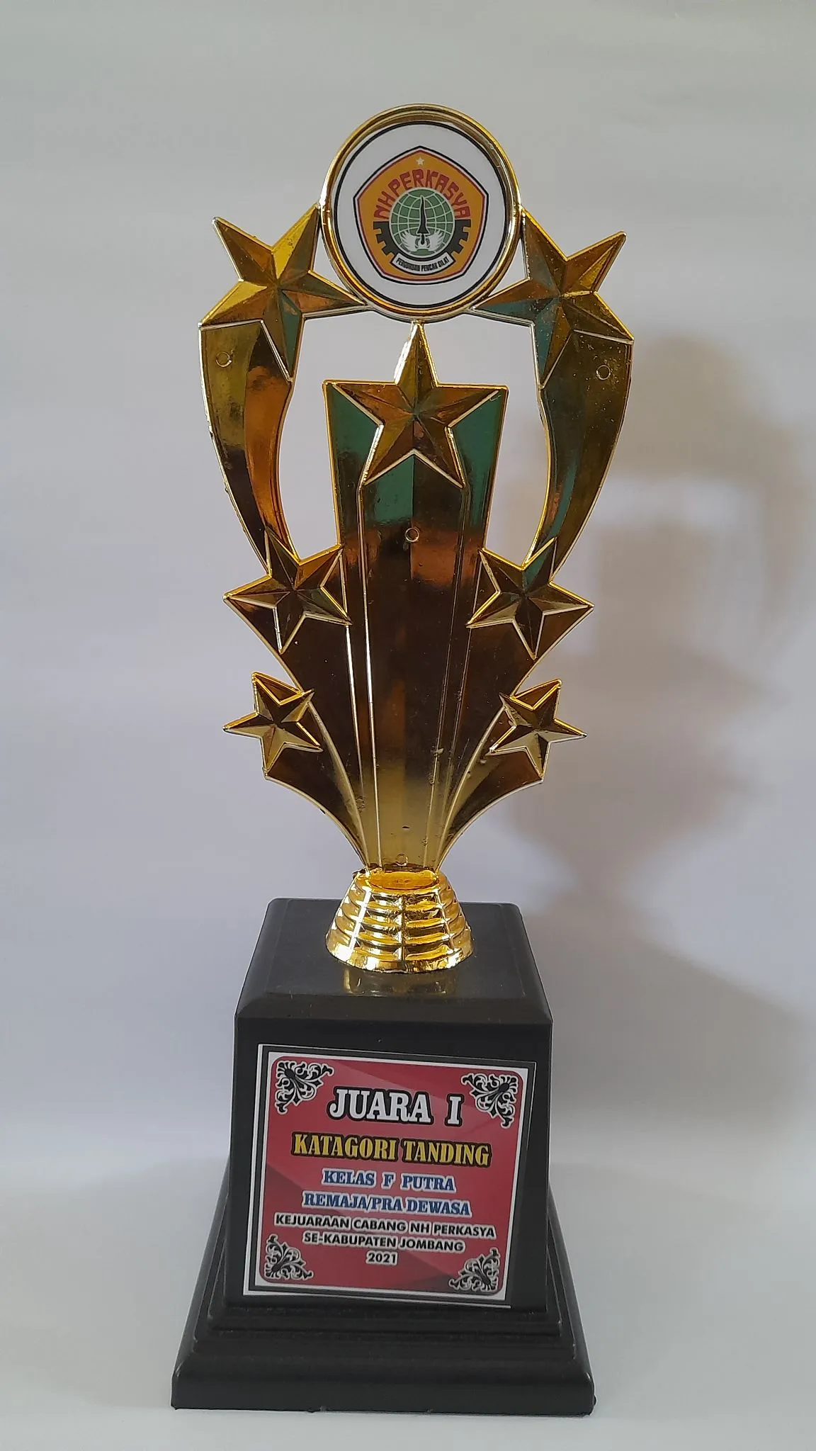 2021 - JUARA 1 KATEGORI TANDING CLASS F Juara Lomba Pra Kejuaraan Cabang Pencak Silat NH Perkasya se- Kabupaten Jombang TAHUN 2021